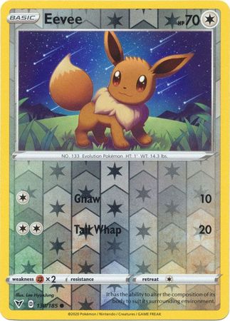Vivid Voltage - 130/185 - Eevee - Reverse Holo