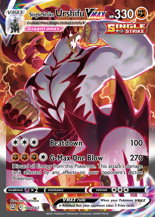 Battle Styles - 168/163 - Single Strike Urshifu VMAX