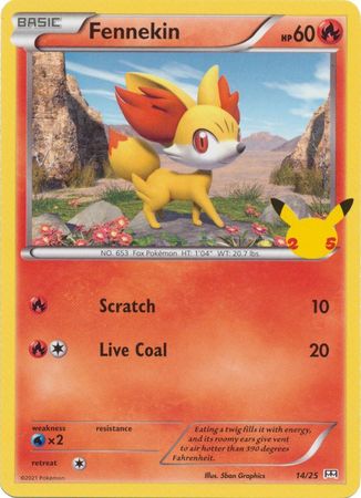 McDonald's 25th Anniversary - 14/25 - Fennekin