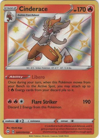 Shining Fates: Shiny Vault - SV017/SV122 - Cinderace