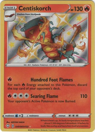 Shining Fates: Shiny Vault - SV019/SV122 - Centiskorch