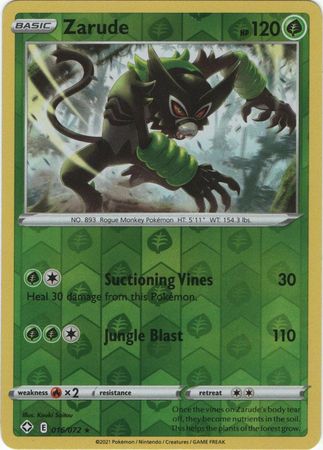 Shining Fates - 016/072 - Zarude - Reverse Holo