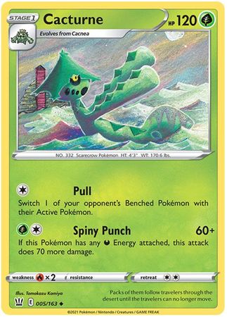 Battle Styles - 005/163 - Cacturne