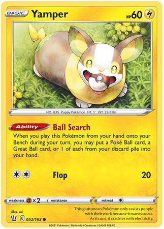 Battle Styles - 052/163 - Yamper