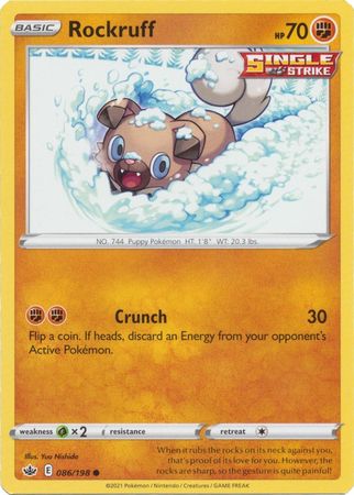 Chilling Reign - 086/198 - Rockruff
