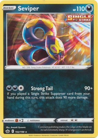 Chilling Reign - 102/198 - Seviper