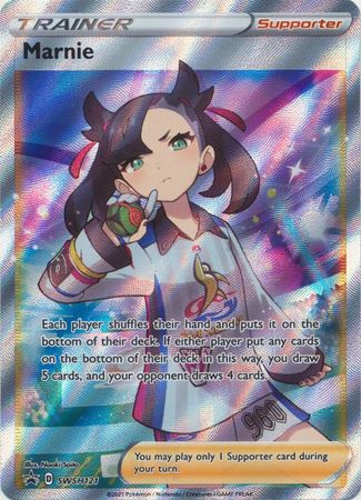 Black Star Promos - SWSH121 - Marnie