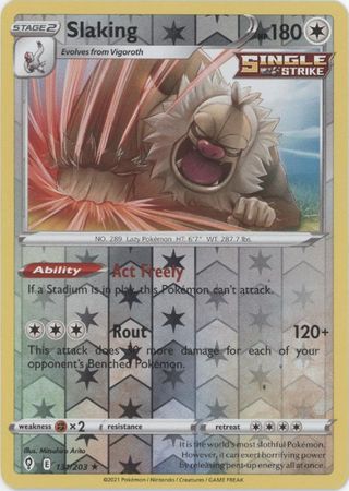 Evolving Skies - 131/203 - Slaking - Reverse Holo