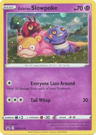 Black Star Promos - SWSH126 - Galarian Slowpoke - Holo