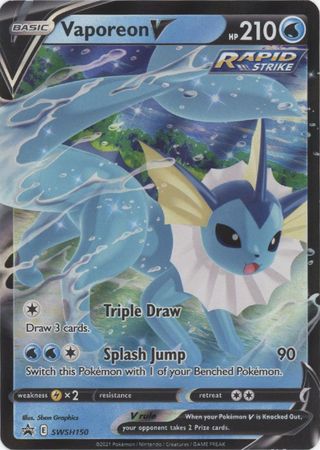 Black Star Promos - SWSH150 - Vaporeon V