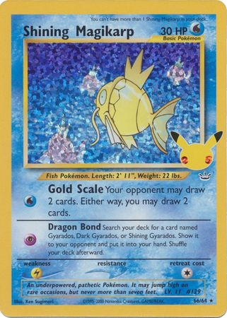 Celebrations Classic - NR66 - Shining Magikarp