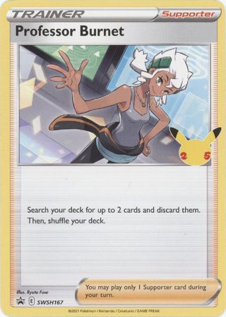 Black Star Promos - SWSH167 - Professor Burnet (25th Stamp)