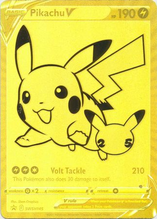 Black Star Promos - SWSH145 - Pikachu V (Sealed)