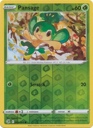 Fusion Strike - 007/264 - Pansage - Reverse Holo