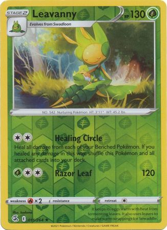 Fusion Strike - 011/264 - Leavanny - Reverse Holo
