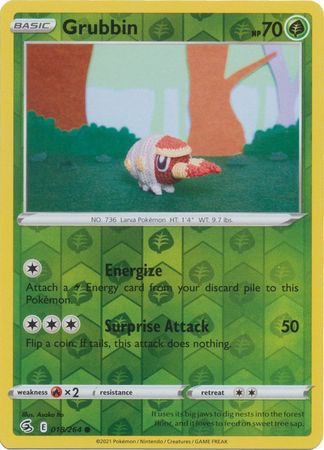 Fusion Strike - 018/264 - Grubbin - Reverse Holo
