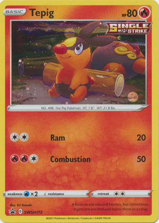 Black Star Promos - SWSH172 - Tepig - Holo