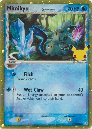 Black Star Promos - SWSH136 - Mimikyu δ Delta Species - Holo