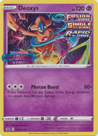 Black Star Promos - SWSH170 - Deoxys - Pre-Release Holo