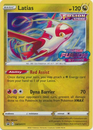 Black Star Promos - SWSH171 - Latias - Pre-Release Holo
