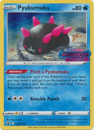 Black Star Promos - SWSH169 - Pyukumuku - Pre-Release Holo