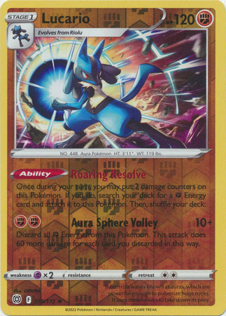 Brilliant Stars - 079/172 - Lucario - Reverse Holo