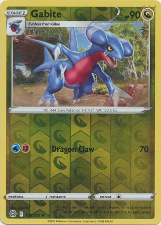 Brilliant Stars - 108/172 - Gabite - Reverse Holo