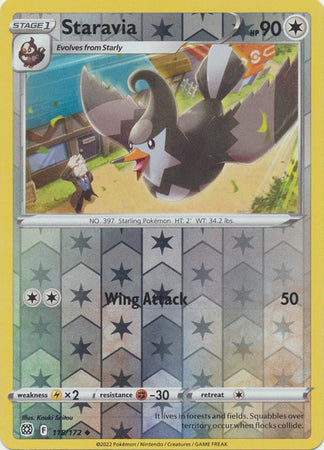 Brilliant Stars - 118/172 - Staravia - Reverse Holo