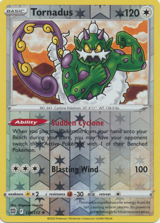 Brilliant Stars - 126/172 - Tornadus - Reverse Holo