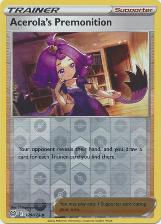 Brilliant Stars - 129/172 - Acerola's Premonition - Reverse Holo