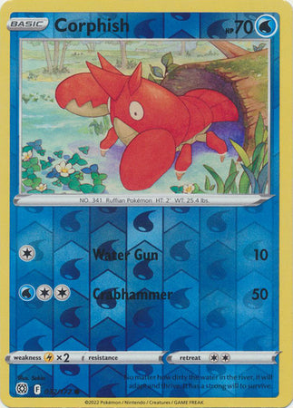 Brilliant Stars - 032/172 - Corphish - Reverse Holo