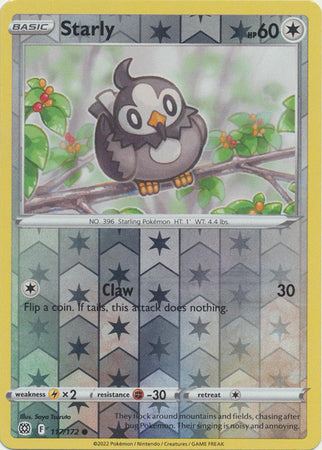 Brilliant Stars - 117/172 - Starly - Reverse Holo