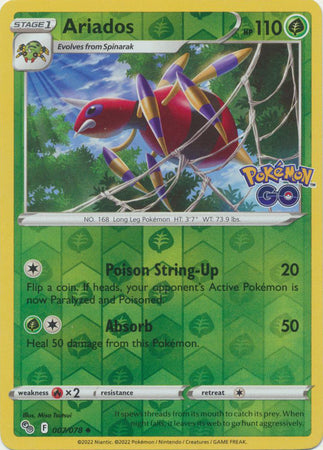 Pokémon GO - 007/078 - Ariados - Reverse Holo