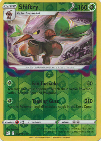 Lost Origin - 013/196 - Shiftry - Reverse Holo