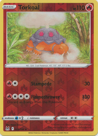 Lost Origin - 023/196 - Torkoal - Reverse Holo