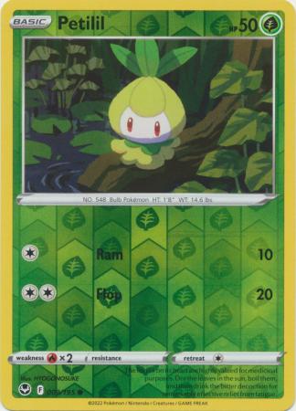 Silver Tempest - 009/195 - Petilil - Reverse Holo