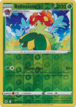 Crown Zenith - 003/159 - Belossom - Reverse Holo