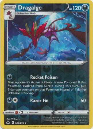 Crown Zenith - 082/159 - Dragalge - Reverse Holo