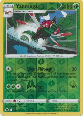 Crown Zenith - 009/159 - Yanmega - Reverse Holo