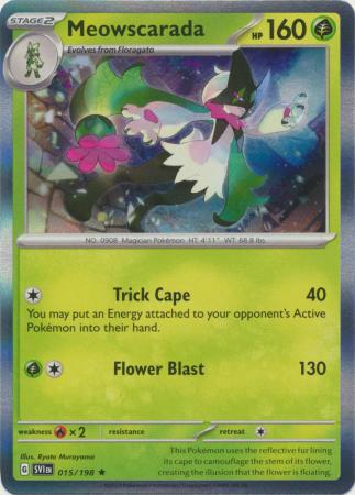 Scarlet & Violet - 015/198 - Meowscarada - Holo