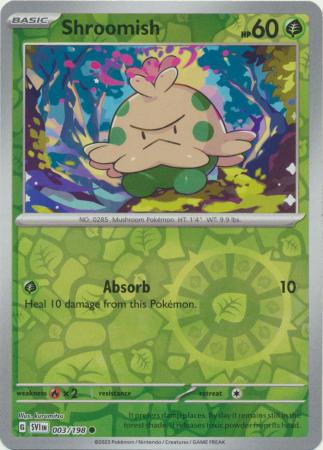 Scarlet & Violet - 003/198 - Shroomish - Reverse Holo