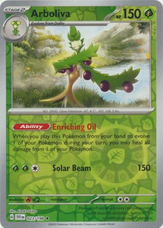 Scarlet & Violet - 023/198 - Arboliva - Reverse Holo