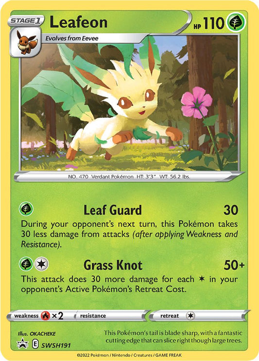 Black Star Promos - SWSH191 - Leafeon - Holo