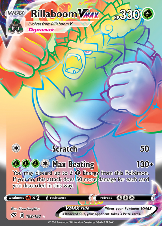 Rebel Clash - 193/192 - Rillaboom VMAX