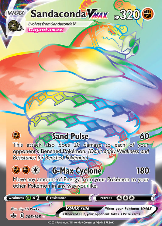 Chilling Reign - 206/198 - Sandaconda VMAX