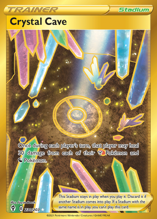 Evolving Skies - 230/203 - Crystal Cave (Gold)