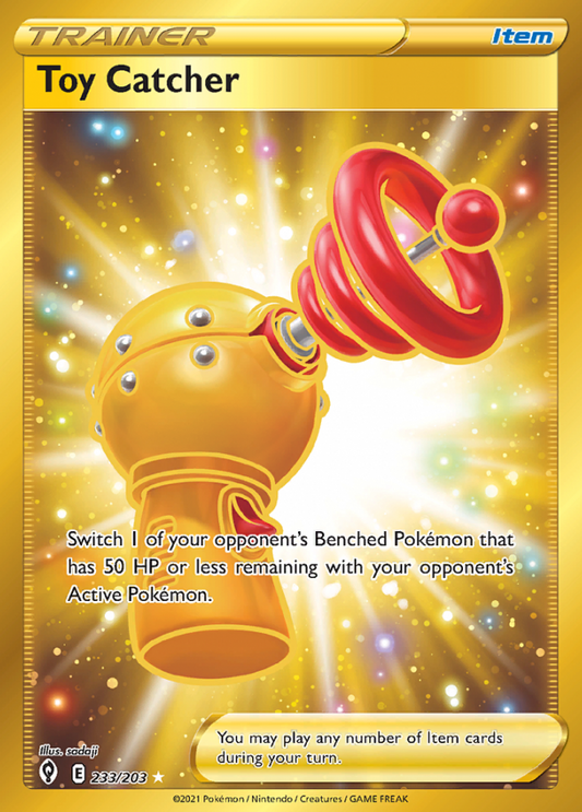Evolving Skies - 233/203 - Toy Catcher (Gold)