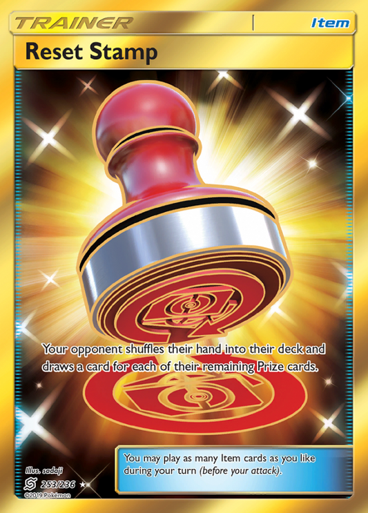 Unified Minds - 253/236 - Reset Stamp (Gold)
