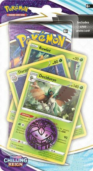 Chilling Reign Premium Checklane Blister - Decidueye