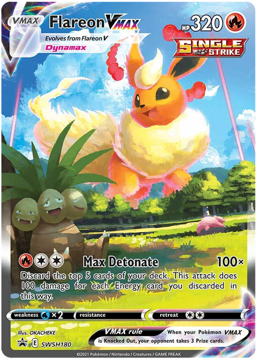 Black Star Promos - SWSH180 - Flareon VMAX